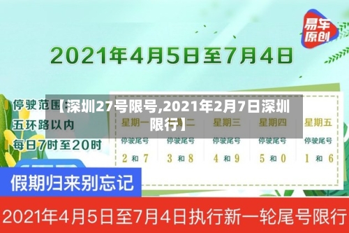 【深圳27号限号,2021年2月7日深圳限行】