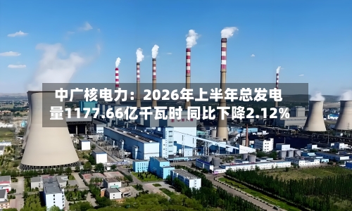 中广核电力：2026年上半年总发电量1177.66亿千瓦时 同比下降2.12%