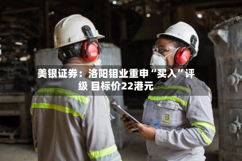 美银证券：洛阳钼业重申“买入	”评级 目标价22港元-第1张图片